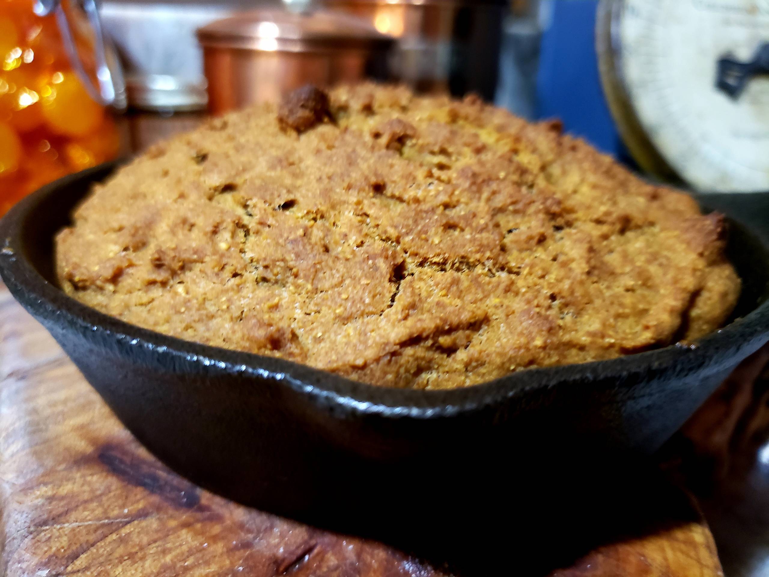 Wildflower Farm's Whole Wheat Cinnamon Corn Bread