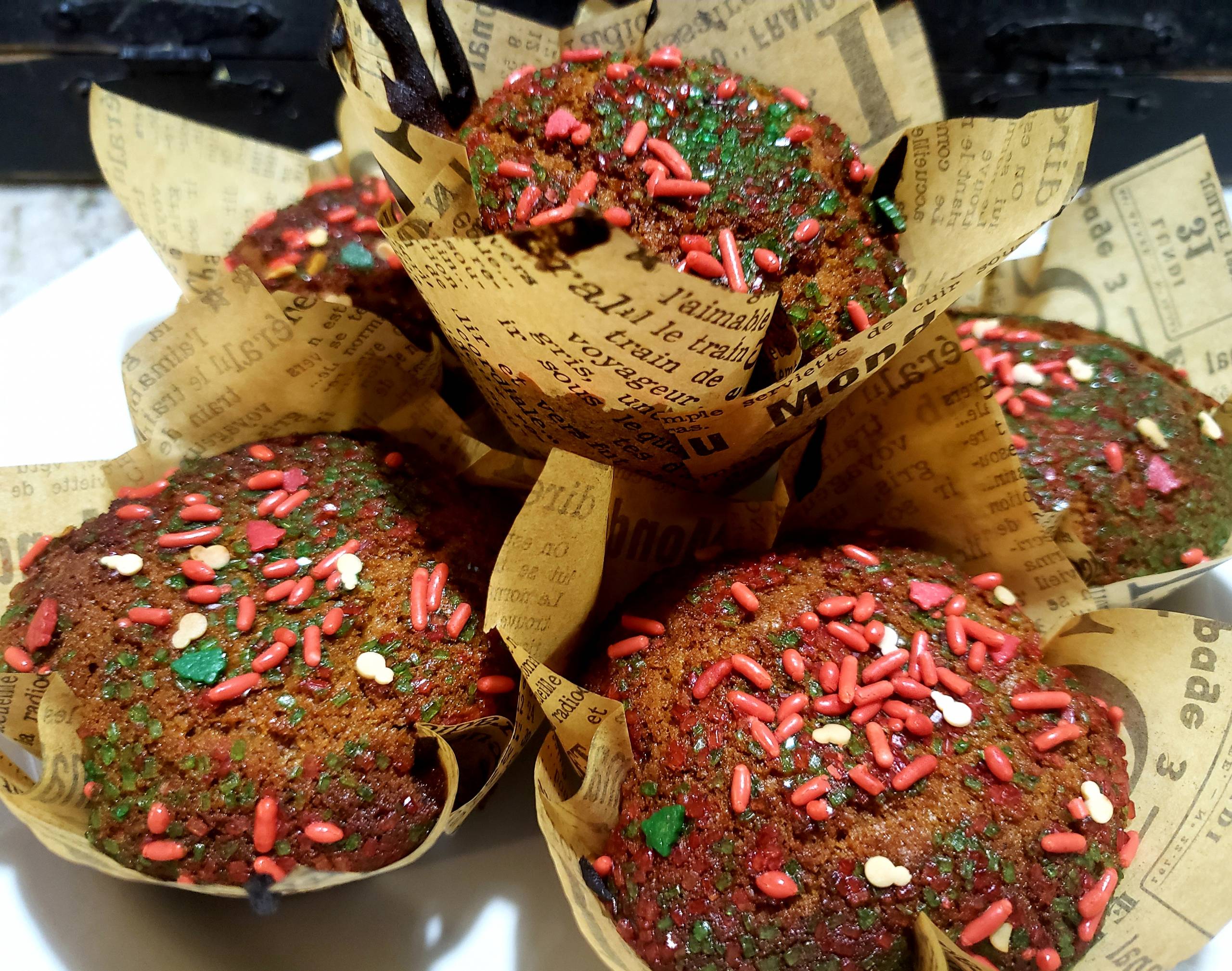 Long Winter Spice Muffins For Christmas